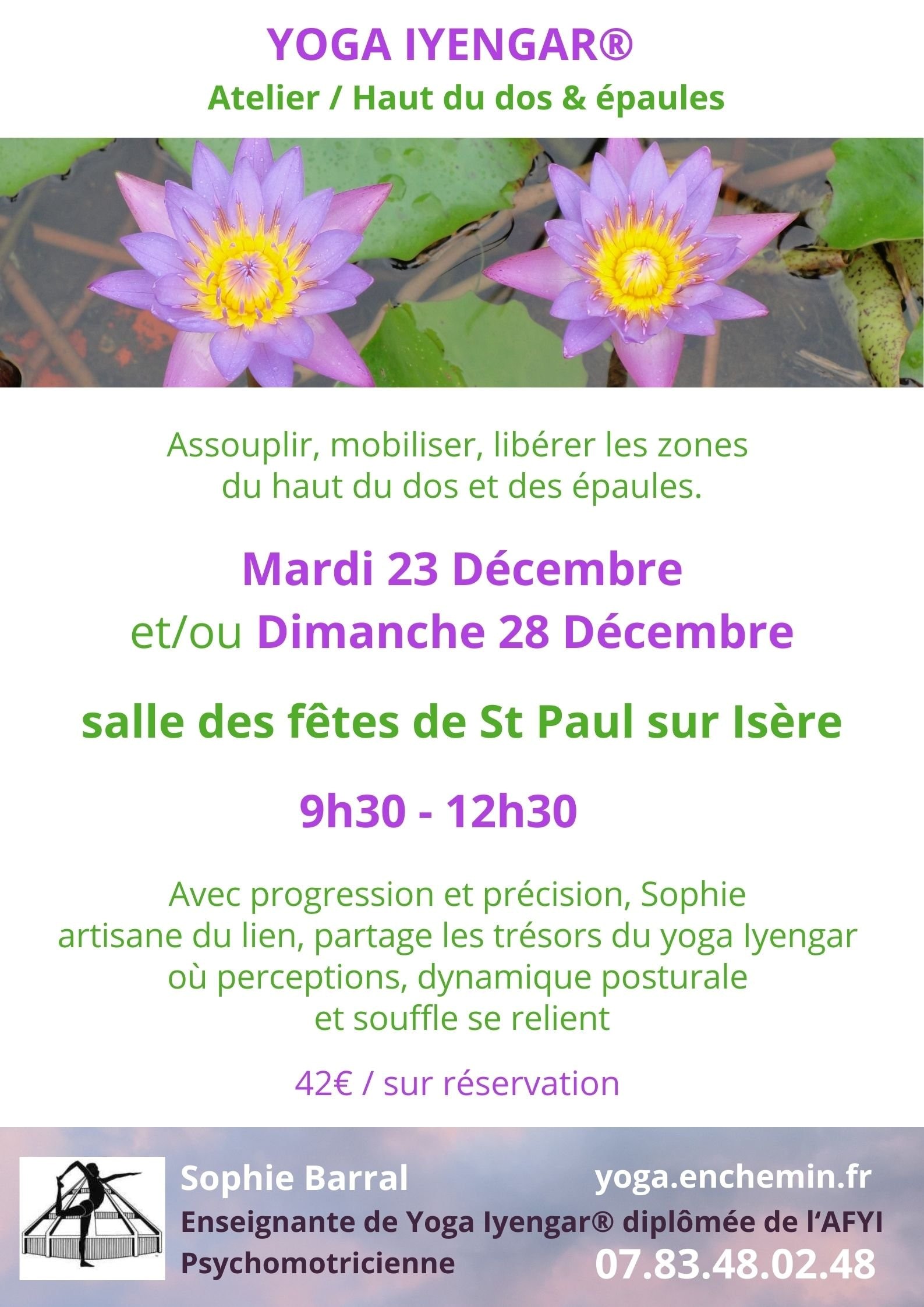 YOGA SEANCE DECEMBRE