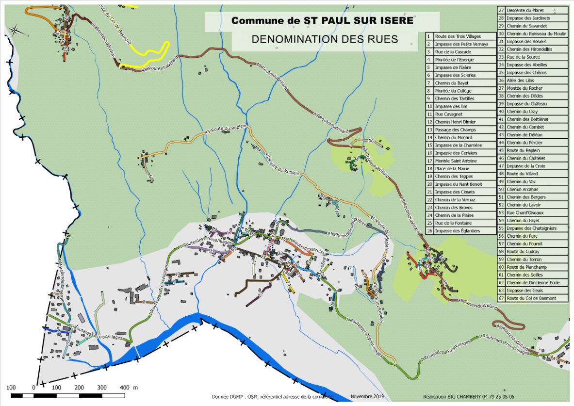 plan des rues 2